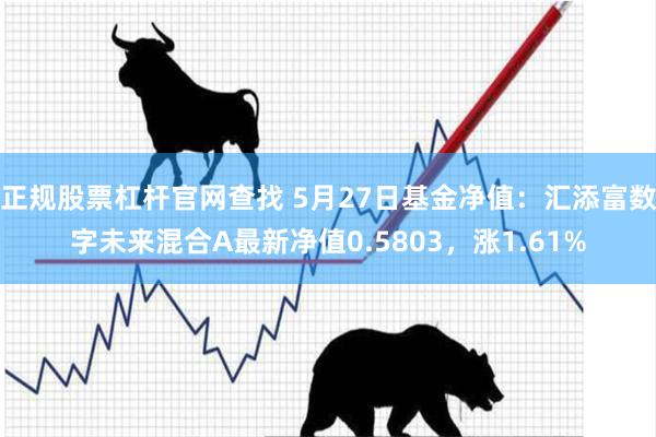 正规股票杠杆官网查找 5月27日基金净值：汇添富数字未来混合A最新净值0.5803，涨1.61%