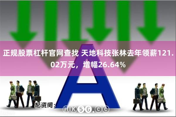 正规股票杠杆官网查找 天地科技张林去年领薪121.02万元，增幅26.64%