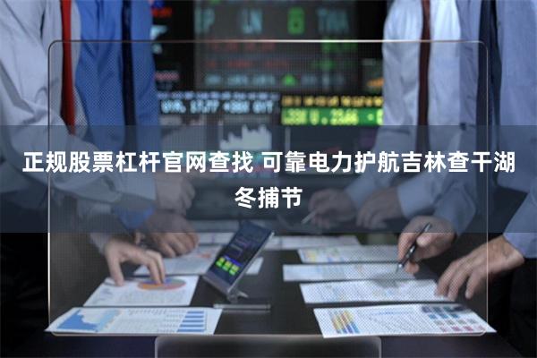 正规股票杠杆官网查找 可靠电力护航吉林查干湖冬捕节