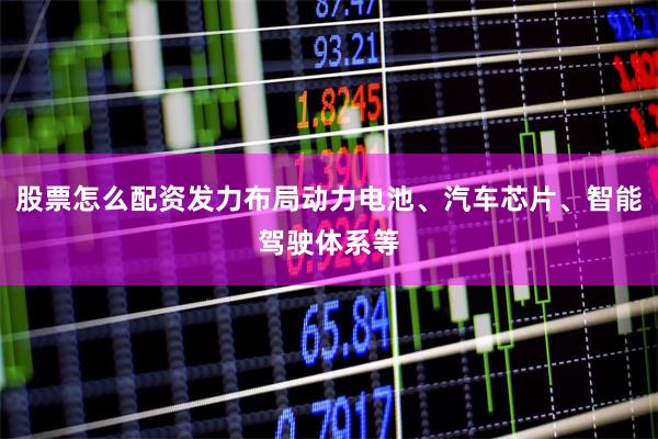 股票怎么配资发力布局动力电池、汽车芯片、智能驾驶体系等